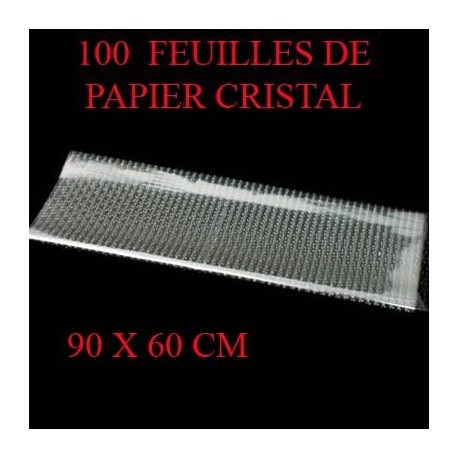 100 Feuilles de papier cristal - 1869