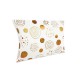6 boîtes cadeaux berlingot blanches motifs spirales et pois dorés 12x20x5cm - 11260