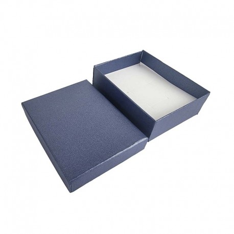 120 écrins à bijoux bleu gris pour parures 5x8cm - 10257x5