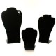 3 bustes acrylique noir - 2471