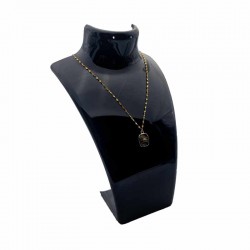 Buste pour bijoux parures en acrylique noir - 4111