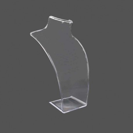 Buste pour bijoux parures en acrylique transparent - 5988
