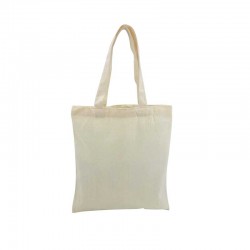 1 petit sac cabas en coton naturel écru 29x31cm