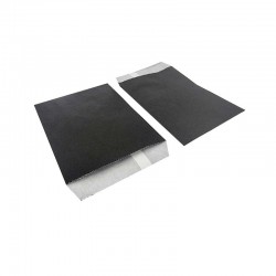 100 pochettes en papier kraft noir 10x15cm