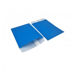 100 pochettes en papier kraft bleu roi 10x15cm