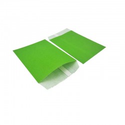100 pochettes en papier kraft vert pomme 10x15cm