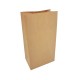 12 sacs SOS en papier kraft brun naturel 13x8x24cm - 11870