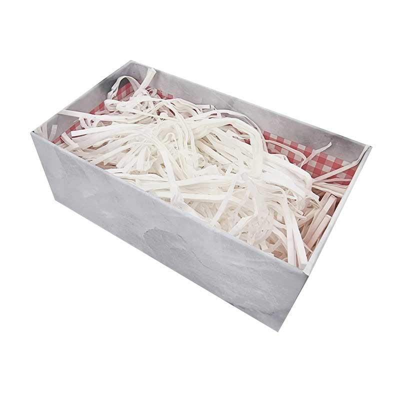 Frisure papier pour calage coffret cadeaux, Confettis de papier blanc