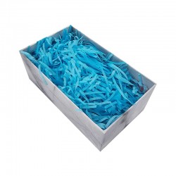 Frisure de papier décorative bleu azur 50g