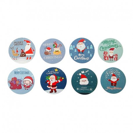 12 Étiquettes Cadeaux De Noël - Père Noël Traditionnel à Prix Carrefour