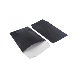 100 petites pochettes cadeaux en papier glacé 7x13cm - noir - 8331