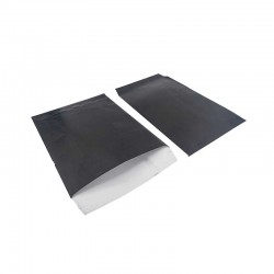 100 pochettes cadeaux en papier glacé 11x17cm - noir - 8332