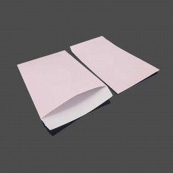 100 pochettes cadeaux en papier glacé 11x17cm - rose pastel