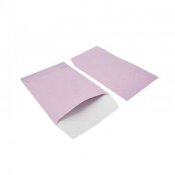 100 petites pochettes cadeaux en papier glacé 7x13cm - mauve pastel - 8341