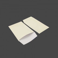 100 mini pochettes cadeaux en papier glacé 6x10cm - jaune pastel - 8350