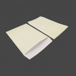 100 pochettes cadeaux en papier glacé 11x17cm - jaune pastel - 8352