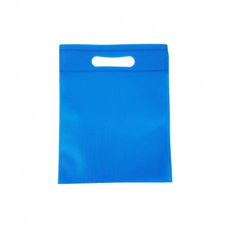 Lot de 120 minis sacs non-tissés bleu électrique 14x20cm - 15011x10