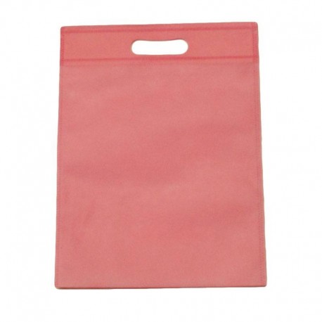 Lot de 120 sacs non-tissés couleur rose clair uni 25x33cm - 15035x10