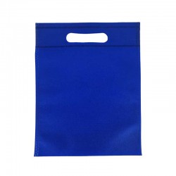 12 petits sacs non-tissés bleu indigo 19x24cm