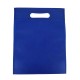 Lot de 12 sacs intissés de couleur bleu indigo 35x44cm - 15164