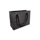 12 petits sacs papier kraft noir 14x6x11cm - 14415
