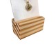 Petit présentoir en bois pour support bijoux en carton - 22146