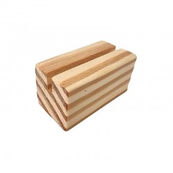 Petit présentoir en bois pour support bijoux en carton - 22146