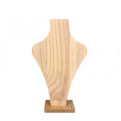 Buste droit en bois naturel 26cm - 19045 - M
