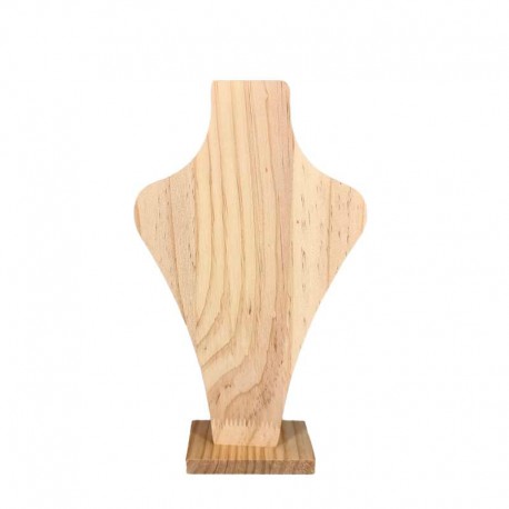 Buste droit en bois naturel 26cm - 19045 - M