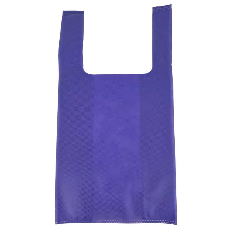 Petits sacs à bretelles réutilisables en polypropylène non tissé brun