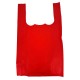 Lot de 12 sacs bretelles rouges non tissé en polypropylène 36x61x19cm