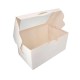 12 petites boîtes à fenêtre en carton blanc à plier - 16x9x7.5cm