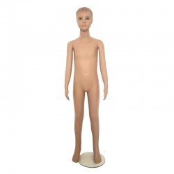 Mannequin vêtement garçon 10-12 ans avec visage de couleur chair