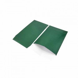 100 pochettes cadeaux en papier glacé 11x17cm - vert sapin