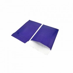 100 petites pochettes cadeaux en papier glacé 7x13cm - bleu nuit