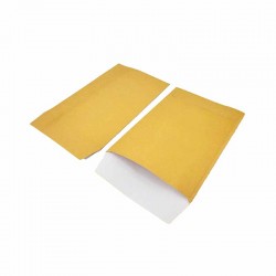 100 pochettes cadeaux en papier glacé 11x17cm - doré mat