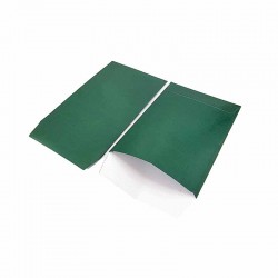 50 grandes pochettes cadeaux en papier glacé 21x29cm - vert sapin