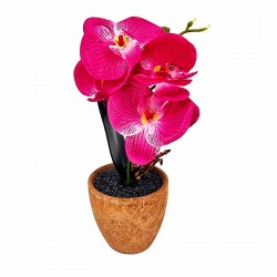 Fleur orchidée artificielle rose fuchsia