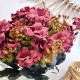 Petit bouquet artificiel de rosier sauvage - pourpre