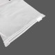 Sachet à fermeture zip blanc et transparent 15x20cm - par 100