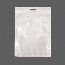 Sachet plastique à fermeture zip pour conditionnement 18x25cm - par 100