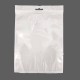 Sachet zip en plastique blanc et transparent 20x30cm - par 100