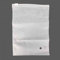 Grand sachet plastique souple translucide à fermeture à glissière 30x40cm - par 100