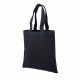 1 sac tote bag en coton noir 31x36cm