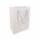 12 sacs cadeaux de couleur blanc 12x6.5x16cm - 12000