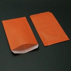 250 sachets cadeaux kraft orange - 8002