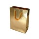 Lot de 12 sacs cadeaux brillant couleur doré 30x23x8cm - 5576