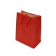 12 sacs cadeaux de couleur rouge vif 14x8x18cm - 12024