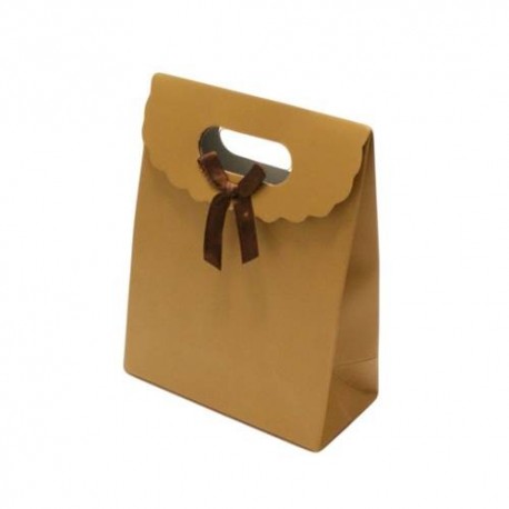 12 boîtes cadeaux couleur doré mat 27x19x9cm - 5700