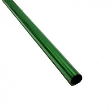 Rouleau de papier cadeaux brillant métallisé vert sapin - 5865